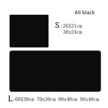 맞춤형 대형 게임용 900x400 2mm 애니메이션 xl 월드 오브 탱크 마우스패드, 모두 검은 색, 80x40 cm