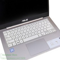 키스킨 ASUS ZenBook 14 UM431DA UM431D um433d um433da UM431 UM433 DA UM 431 433 D 인치 노트북 키보드 커버 덮개 프로텍터, 하얀, [01] white