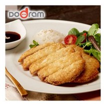 도드람한돈 야식 도드람 등심돈가스 300g (150g/2장) 별미 술안주 혼술 자취 캠핑 간식 도시락 체중조절, 6set