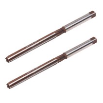 laziro 2x 고속 강철 스트레이트 섕크 5mm 6-플루트 핸드 리머 3.3인치 길이, 한개옵션0