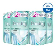 롯데하이마트 다우니 초고농축 섬유유연제 엑스퍼트 실내건조 1.6Lx4[D104*4]