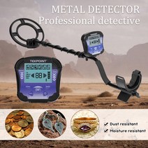 금속탐지기 TEKPOINT 핸드 헬드 휴대용 금속 파인더 탐지 도구 보물 골드 지하 탐지기, 한개옵션0
