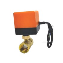 솔밸브 DN15 DN20 DN25 AC 220V 황동 전동 볼 밸브 2 웨이 3 와이어 DC 12V 솔레노이드 액추에이터, [01] DN15, [02] 12V