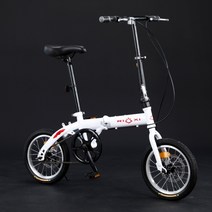 미니벨로 접이식자전거 접이식 출퇴근용 경량 조립식 선물 초등학생 자전거 풀샥미니벨로, 14인치, M