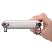 질레트 면도기 케이스 보관 수납 여행용 파우치 퓨전 프로쉴드 파워 랩스 크롬 가능 방수, 실버 타입 A