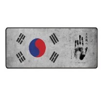 에이그 게이밍 마우스 장패드 방수 대형, 1. 태극기(안중근의사) 800X300X20