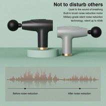 전기 근막 마사지기 조절 가능한 충전식 진동 근육 마사지 타악기 휴식 4 헤드 그레이