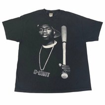 빈티지 50 센트 G 유닛 T 셔츠 Sz 2Xl Jay Z Eminem 2000S 랩 티 힙합 2021 브랜드 T 셔츠 캐주얼 반팔 O-넥 패션 프린트 10...