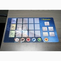 스플렌더 보드 게임 플레이매트 맵 매트 액세서리 대형 사이즈 11 스케일