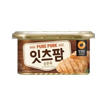 청정원 맛있는밑반찬 잇츠팜 통조림 햄 순돈육 추천 190g 자취 캠핑음식 간단한요리 간편식, 43개