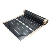 필름히터 전기 바닥 난방 매트 240Wm2 50cm 너비 저전력 소비 에너지 절약 PTC 필름 탄소 히터, 01 50-50cm_01 50 센치메터