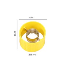 탈곡기 옥수수 탈곡기 필러 스트리퍼 304 Cob 커터 수동 회전 리무버 홈 가제트 요리 도구 주방 액세서리, 01 yellow