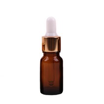 갈색병 골드스포이드 5ml~100ml (속캡미포함), 10ml 갈색병 골드스포이드 흰색고무
