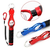 999피싱 프리미엄 립그립 낚시 물고기 저울 집게, 레드