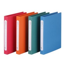 문화 A4 수입지 2공 O링 바인더 세로형 3cm 청색 B341-7 (공간격 70mm), 단품