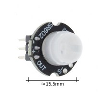 동체감지기 HCSR501 IR 초전기 적외선 PIR 모션 센서 감지기 모듈 SR505 SR602 조정, 없음, HCSR602