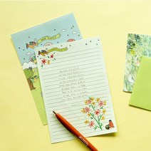 편지지도안 프로포즈 남자친구 생일 편지 1주년 30일, Garden