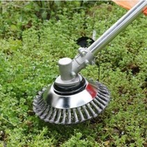 보도블럭 스틸 와이어 예초기 날 교체 찹초 제거기, 1개