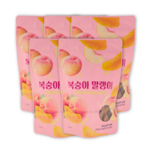 너츠온마켓 복숭아 말랭이, 5개, 180g