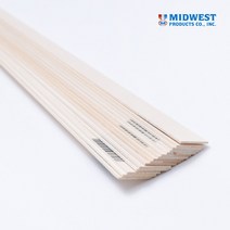 바스우드(Basswood) 쉬트 1.6x25.4x610mm 1팩(15개입)