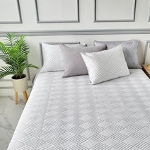 올여름 시원함을 전해드리는 아쿠아 아이스 냉감 여름 패드모음(싱글 퀸 라지킹 이스턴킹 패밀리사이즈까지), 4.따시온 아이스냉감패드, 그레이