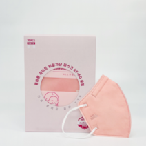 올바른입체형비말차단마스크(KF-AD)(중형), 30개입, 1개, 코랄