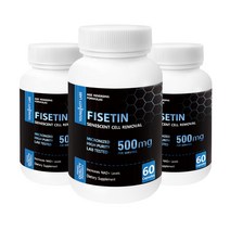 영제비티랩스 피세틴 500mg 99% 순도 60캡슐 3병