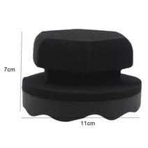견고한 Car Wax Polishing Sponge Detailing Brush applicator hand tire wax High Density Foam For Auto, 1L