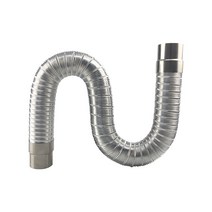 주름관 보일러 식당 스텐 고깃집 열처리 배관 난로, 6cmx1.5m50cm 벽 파이프