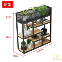 철제 수납장 원목 원룸 공간분리 파티션 월세 자취 셀프 가벽 인테리어, J.100x28x110 (블랙)