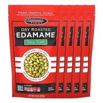 씨포인트 팜 구운 에다마메 풋콩 씨솔트 스낵 과자 113g 5팩 Edamame