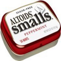Altoids Mints - Smalls Peppermint Sugar Free .37 Oz Tins, 1