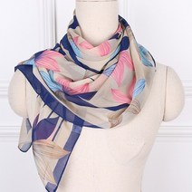 [앙상블] 메이플 쉬폰 롱 스카프/목도리/쉬폰/봄/여름/나염