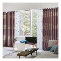 [한스데코] [커튼봉포함][중형2세트]프리미엄 4중직 다마스크 암막커튼세트+ 로즈 포인트커