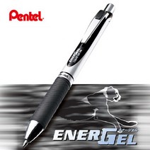 Pentel ENERGEL 펜텔 에너겔 메탈포인트 DX (BL77) 0.7mm 리필가능, 적색