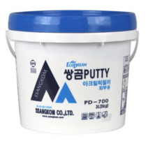 쌍곰 핸디코트 퍼티 PD-700 외부용, 1개, 3L, 5kg