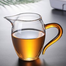 [로하티] 색채 내열유리 숙우 투명 공도배 옐로우, 상세 참조, 1개