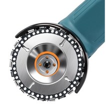 목공 연마휠 4인치 앵글그라인더 교체용 체인 톱날 절삭력 극강 22개 외경 100mm, 1개
