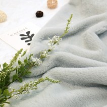털원단 페이크퍼 에코퍼 밍크 극세사 54컬러, 스카이그레이
