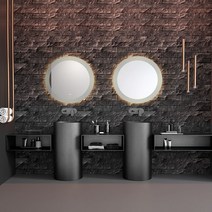 스텐 세면대 인테리어 프레임 고급 세면볼 호텔, 3. 골드+수도꼭지C