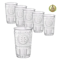 보르미올리 로맨틱 컵 325ml, 투명 색상, 6개
