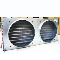 물콘 판형열교환기 농사 저온 저장 공랭식 콘덴서 1/2 hp 6 평방 증발기 쿨러 구리 튜브 알루미늄 핀 냉동, 01 Black