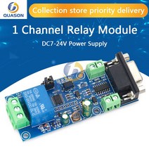 1 채널 Modbus RTU 릴레이 모듈 RS232/TTL UART DC724V 보드 가전 용 전원 공급 장치