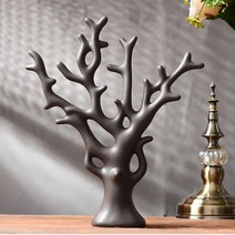 제이아울 해피홈 북유럽풍 인테리어 소품, 회색행운의나무