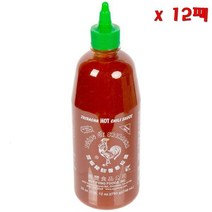 Huy Fong Sriracha Hot Chili Sauce 후이퐁 스리라차 핫 칠리 소스 794g 12팩
