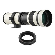 MF 슈퍼 원거리 줌 F/8.3-16 420-800mm 스탠드 캐논 EF 스탠드 카메라 EOS 80D 77D 70D 60D용 어댑터 루프, CHINA_White