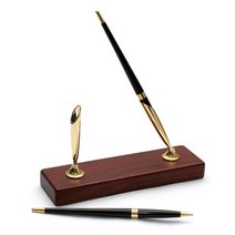 우드클럽 원목 펜꽂이펜-1108WDM 펜꽂이장식용 펜 볼펜1개, 1개