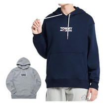타미힐피거 타미힐피거 프린팅 로고 기모 후드티셔츠