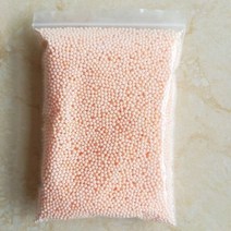 70pcs 스폰지 점액 비즈 공급 점액 재료 거품 점토 진흙에 대 한 DIY 점액 액세서리, 2-3.5mm 14g Orange