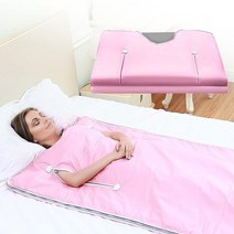 Gorapture 적외선 사우나 담요 - 체중 감량 및 해독을 위한 리모컨이 있는 사우나 담요 집에서 휴식을 위한 휴대용 적외선 사우나 담요 몸과 마음을 진정시키세요, Pink